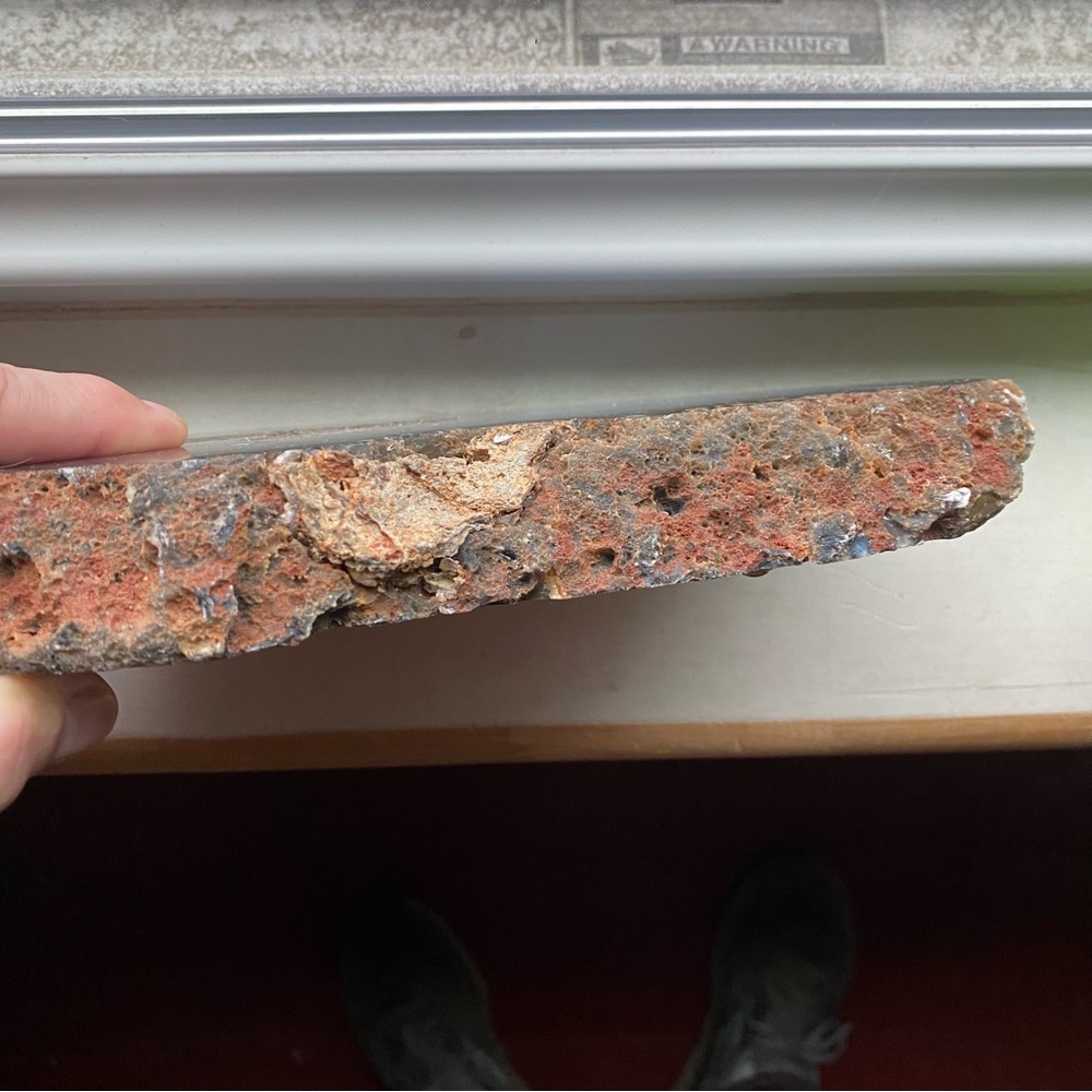 Agate polished flat stone - Picture 4 of 8